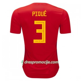 Španjolska Dres Pique 3 Domaći Svjetsko prvenstvo 2018